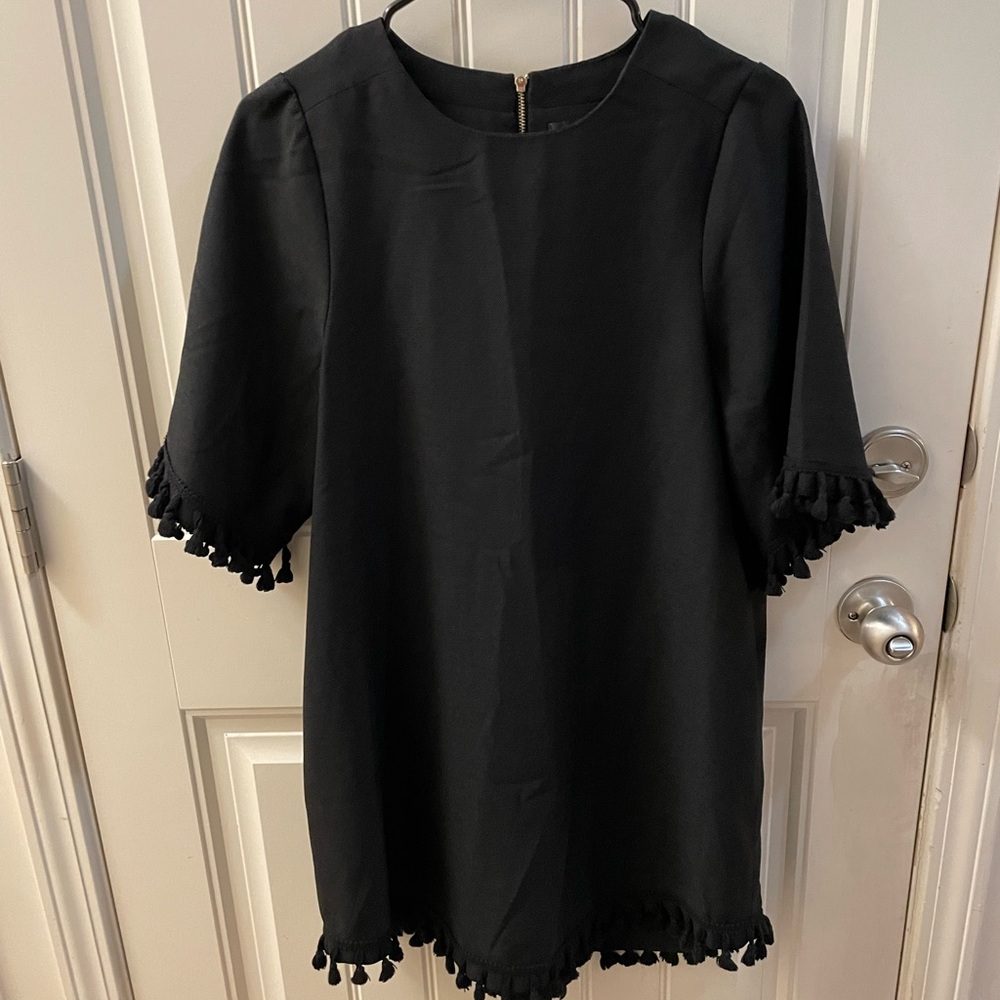Blaque Label Black Tassel Sleeve dress